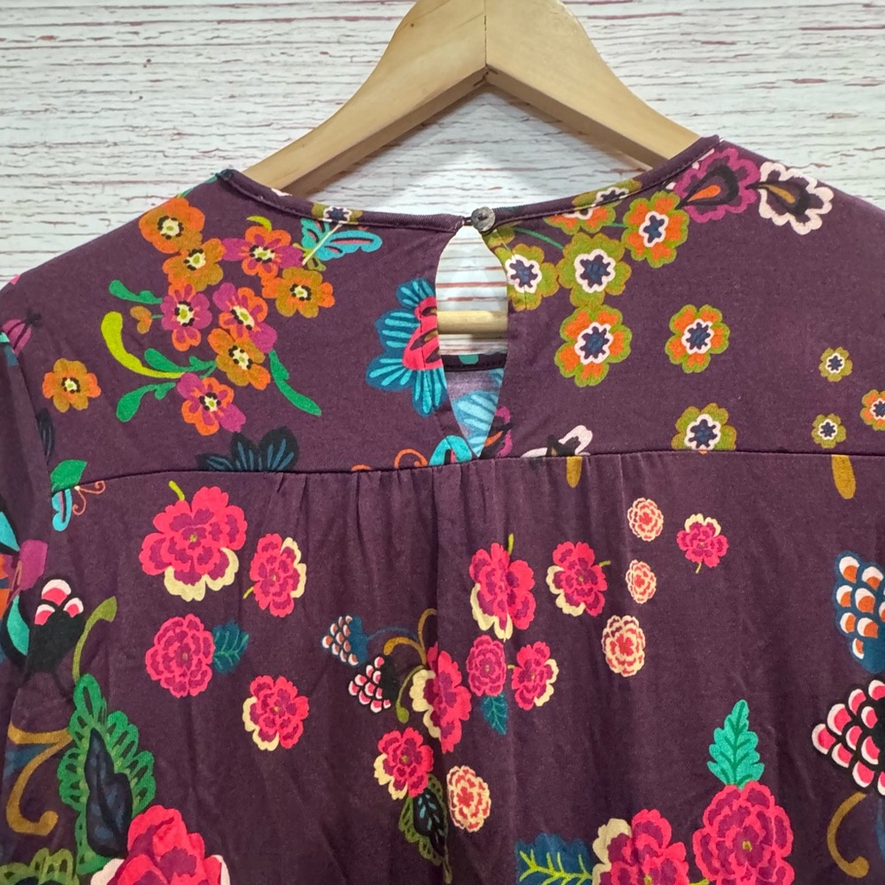 NWT Johnny Was The Janie Favorite High Neck Swing Tunic in Multi Floral Sz XXS - Picture 12 of 12